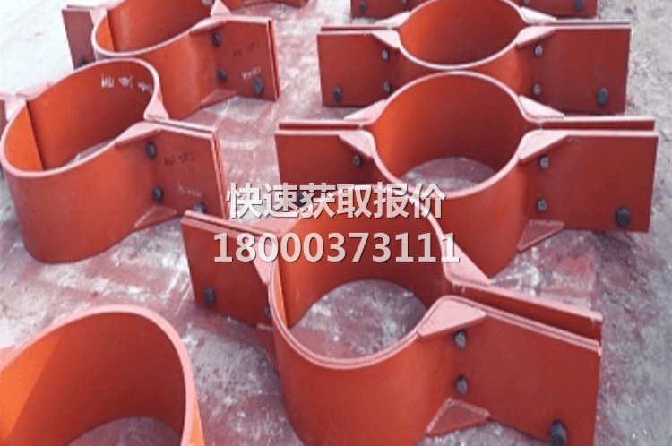 重型双螺栓管夹